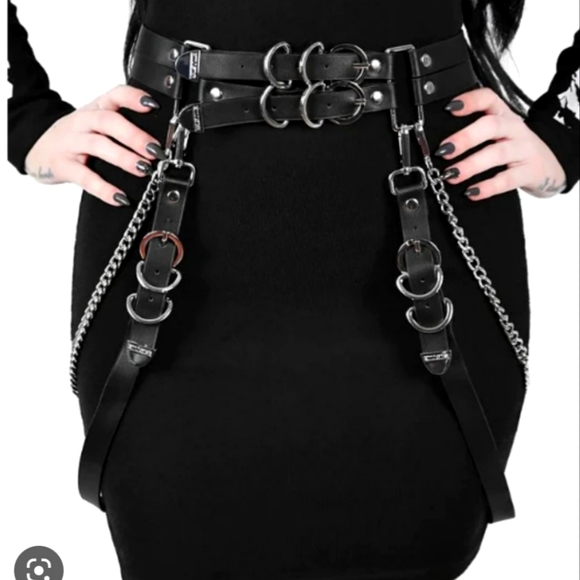 Killstar Accessories - Savina Suspender Belt